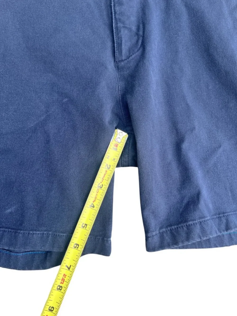 Mugsy Morgans Navy Chino Shorts Men's 32 7in EUC